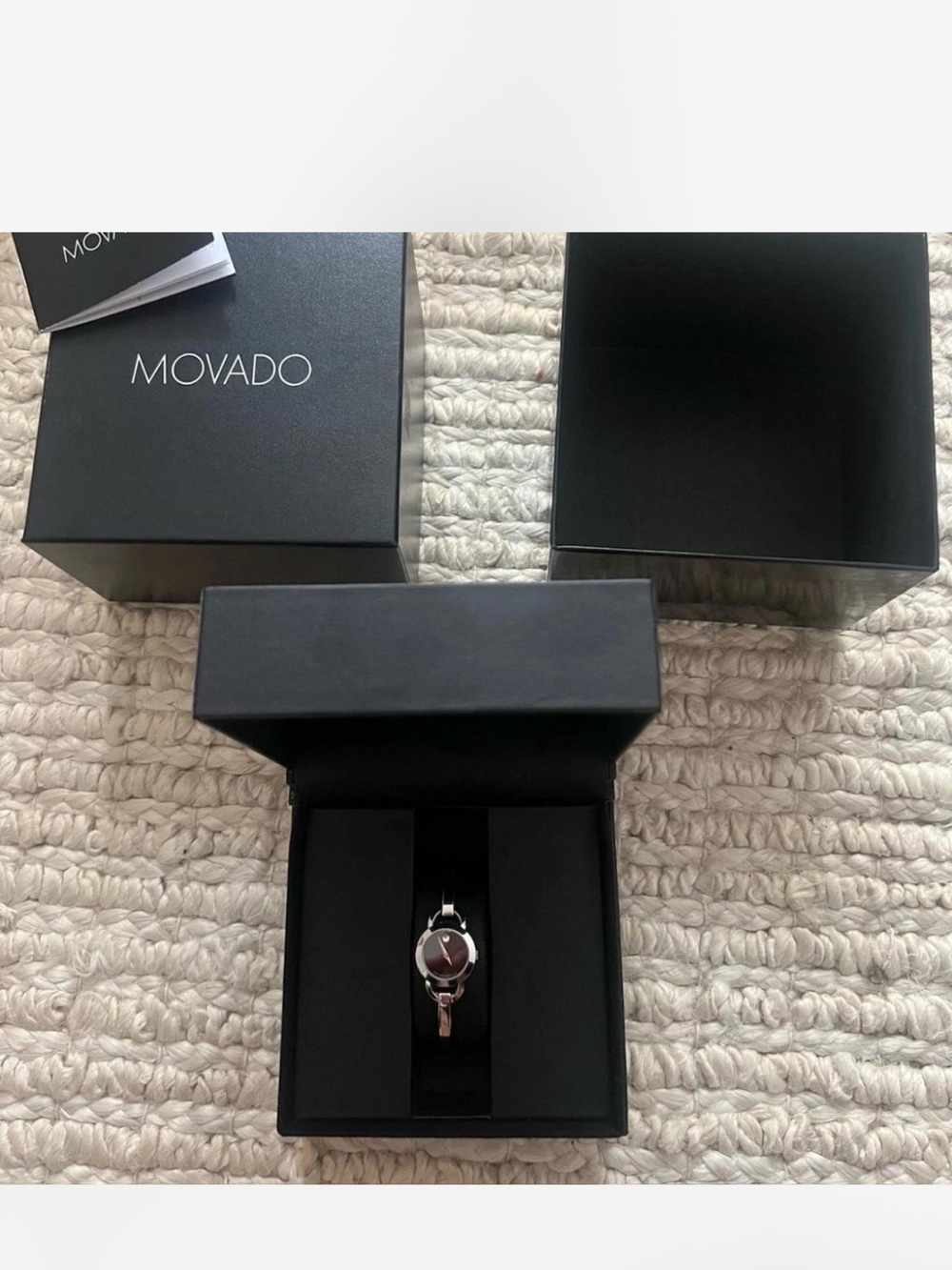Authentic Movado Rondiro Bangle Watch - Picture 3 of 8